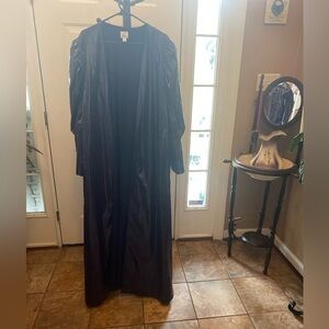 NWOT BAR III LONG EGGPLANT PURPLE DUSTER SIZE 3X